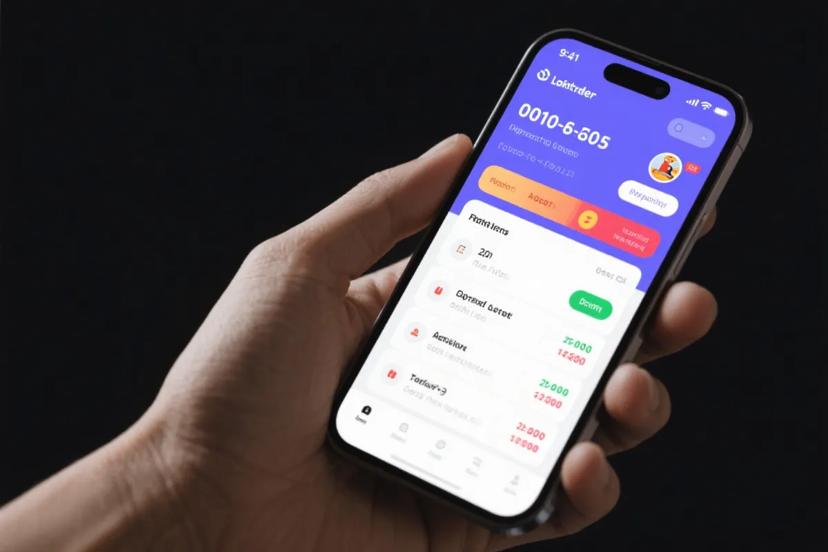 APP首页与数据面板示意